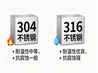 304與316不銹鋼的高溫性能對決